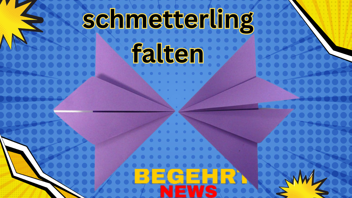 schmetterling falten