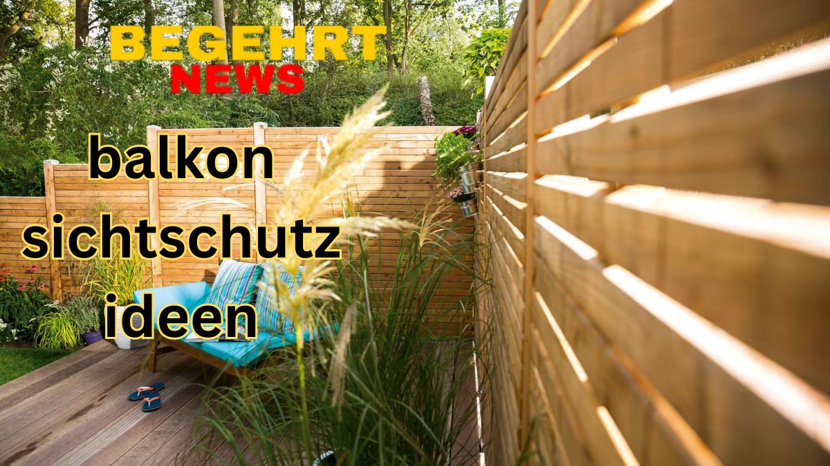 balkon sichtschutz ideen