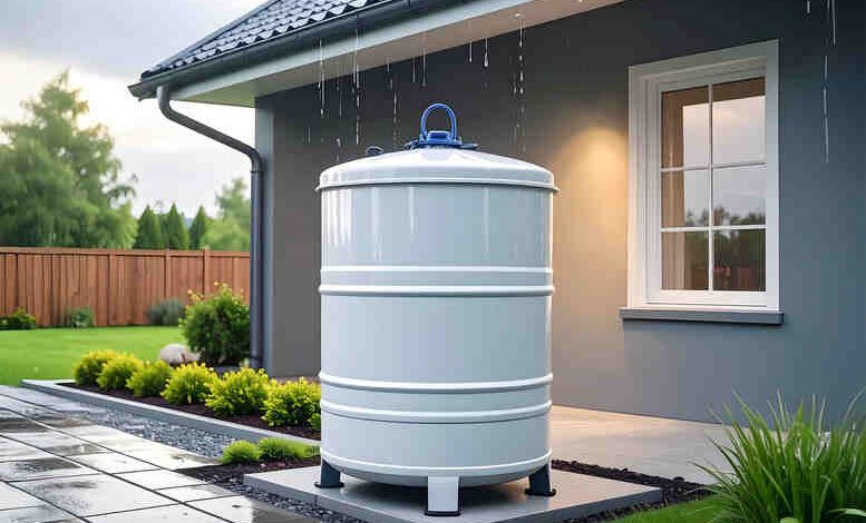 Unterirdische Regenwassertanks